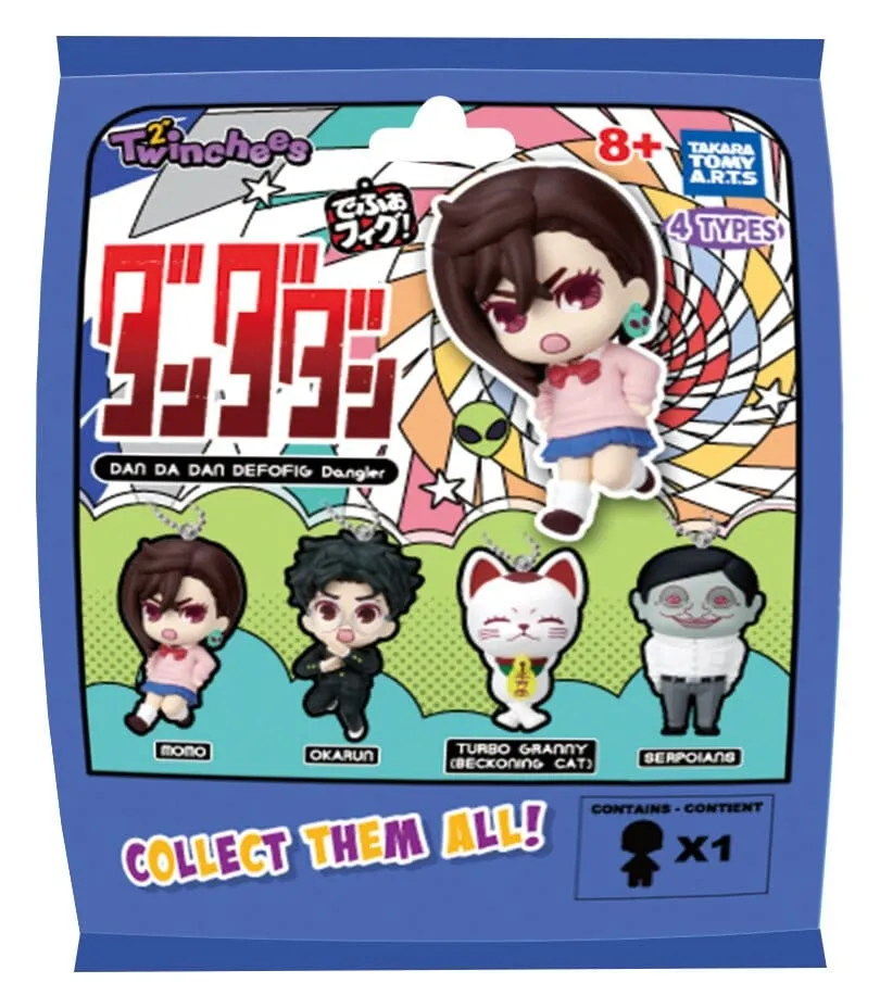 Dandadan Twinchees Dangler Mini Figures Defofig! 5cm Blind Pack - 1 Unidade